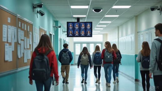 學校人臉識別無感考勤系統簡介