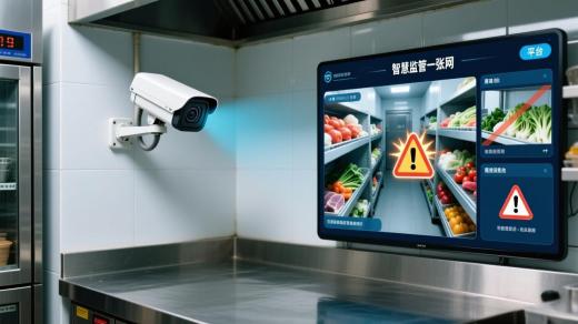 AI緊盯后廚 “智慧監(jiān)管一張網(wǎng)”自動抓拍違規(guī)秒預(yù)警